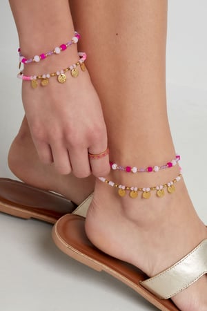 Beach vibe anklet - green/Gold color h5 Picture3